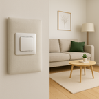 Panel tapicerowany na włącznik światła