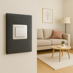 Panel tapicerowany na włącznik światła