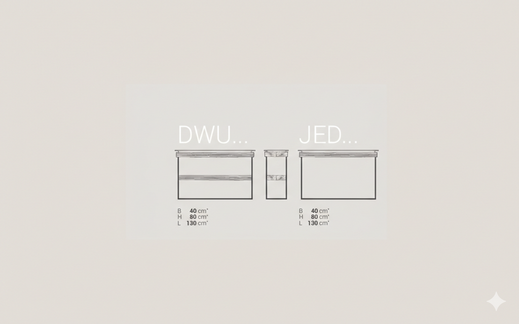 KONSOLA DWUBELKOWA/JEDNOBELKOWA